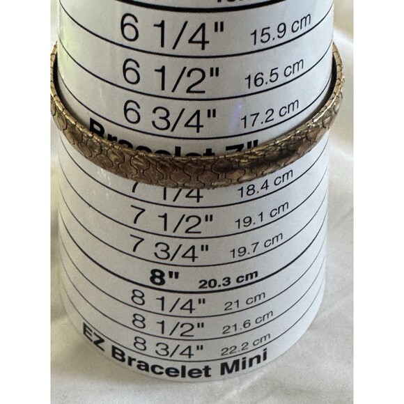 Vintage Sterling 925 Gold Vermeil Etched Thick Bracelet 15.25g Made In Italy - Picture 7 of 11